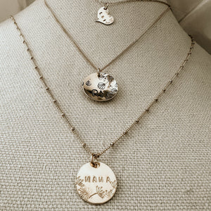 FLEUR COIN NECKLACE