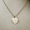 FLEUR COIN NECKLACE