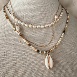 DOUBLE PEARL NECKLACE