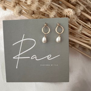 PEARL DROP EARRINGS