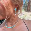 TURQUOISE BEADED CHOKER