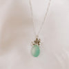 BLUE HERON CHALCEDONY NECKLACE